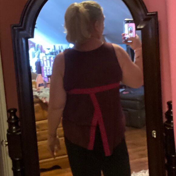 FadedโGloryโPurpleโTankย TopโOpenโBackโXLโ16-18 - Picture 3 of 8